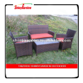 Shinyagrden Coussin Siège Jardin Patio Pelouse Sectionnel Canapé Meubles En Osier Ensemble Extérieure PE Café